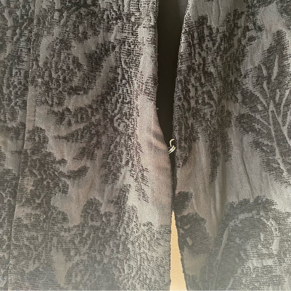 W118 by Walter Baker Black Jacquard Brocade Cropped Jacket M - Picture 7 of 11